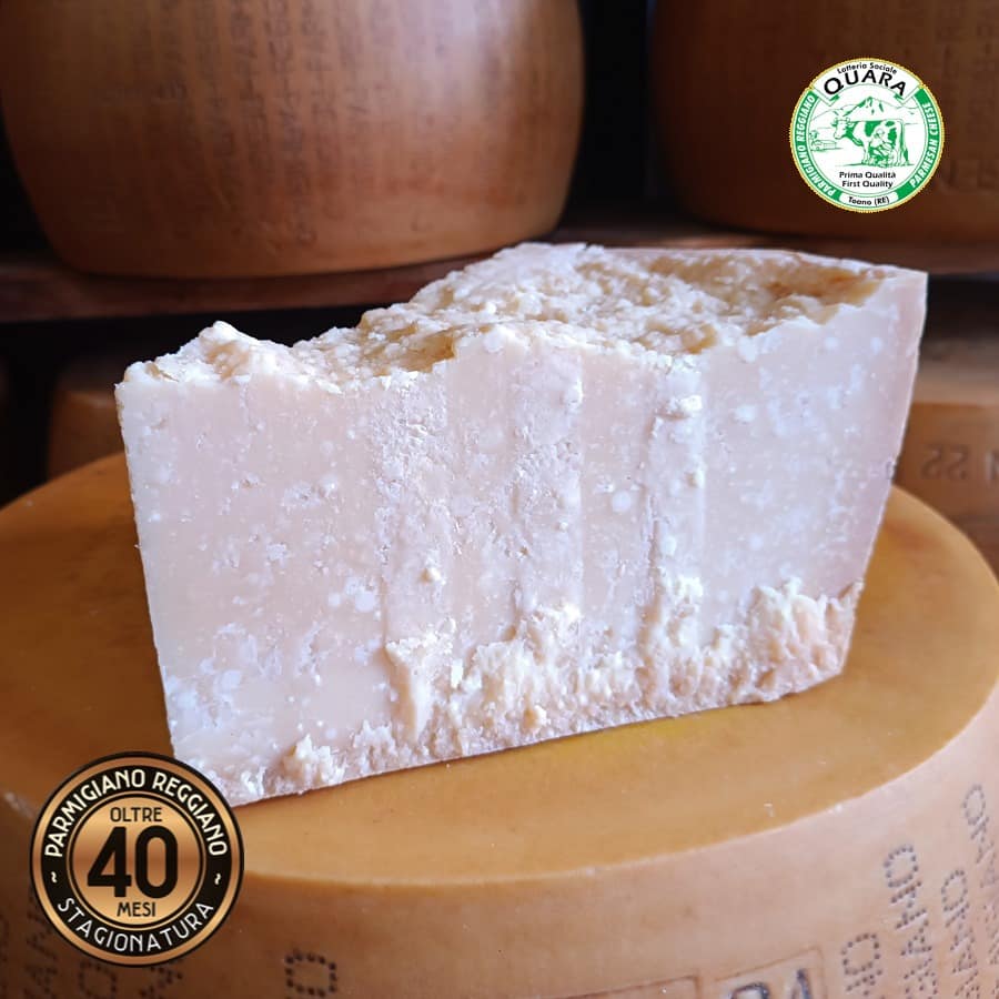 Trancio di Parmigiano Reggiano Quara stagionato oltre 40 mesi