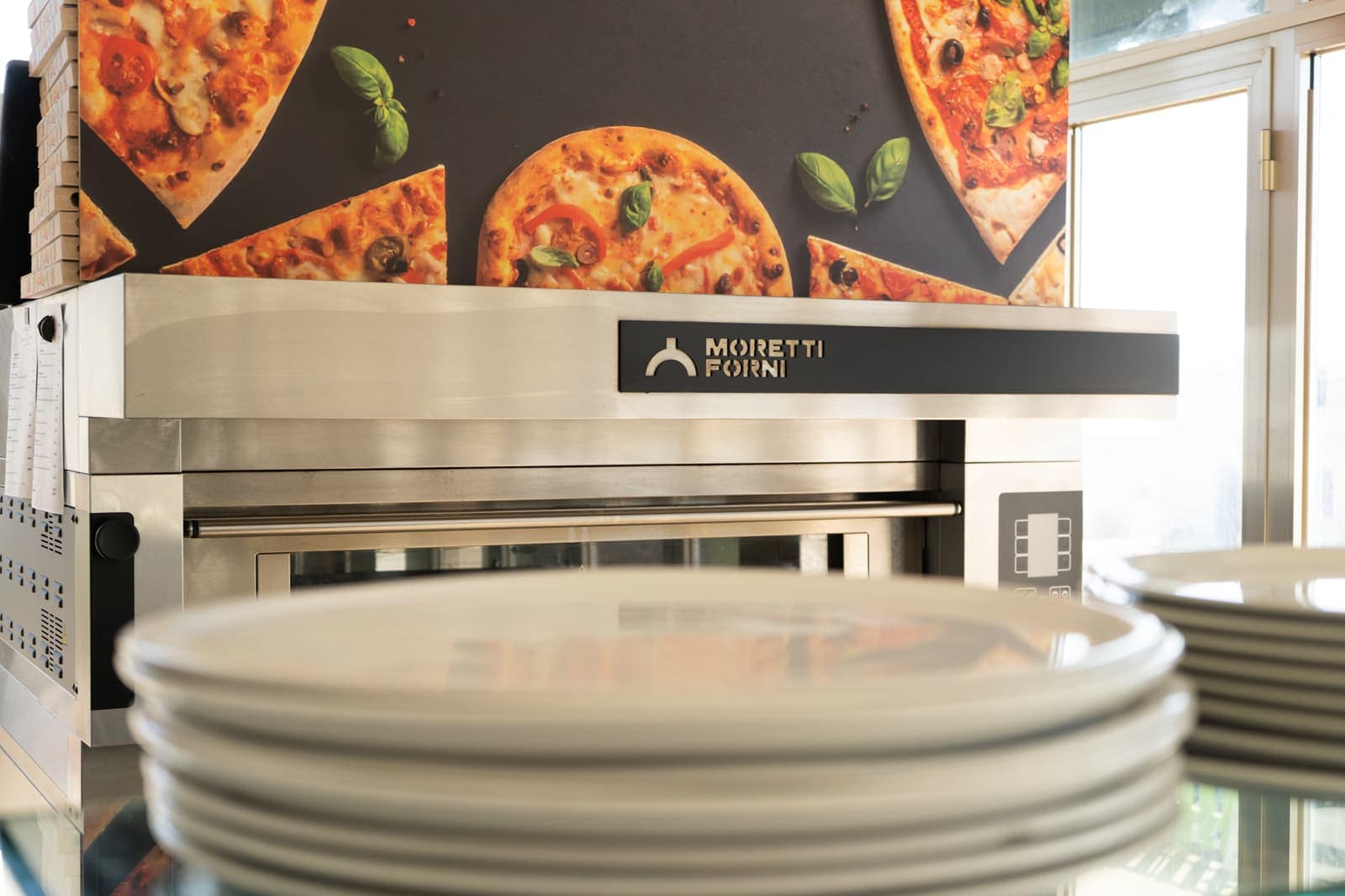 Il forno della pizzeria Miramonti