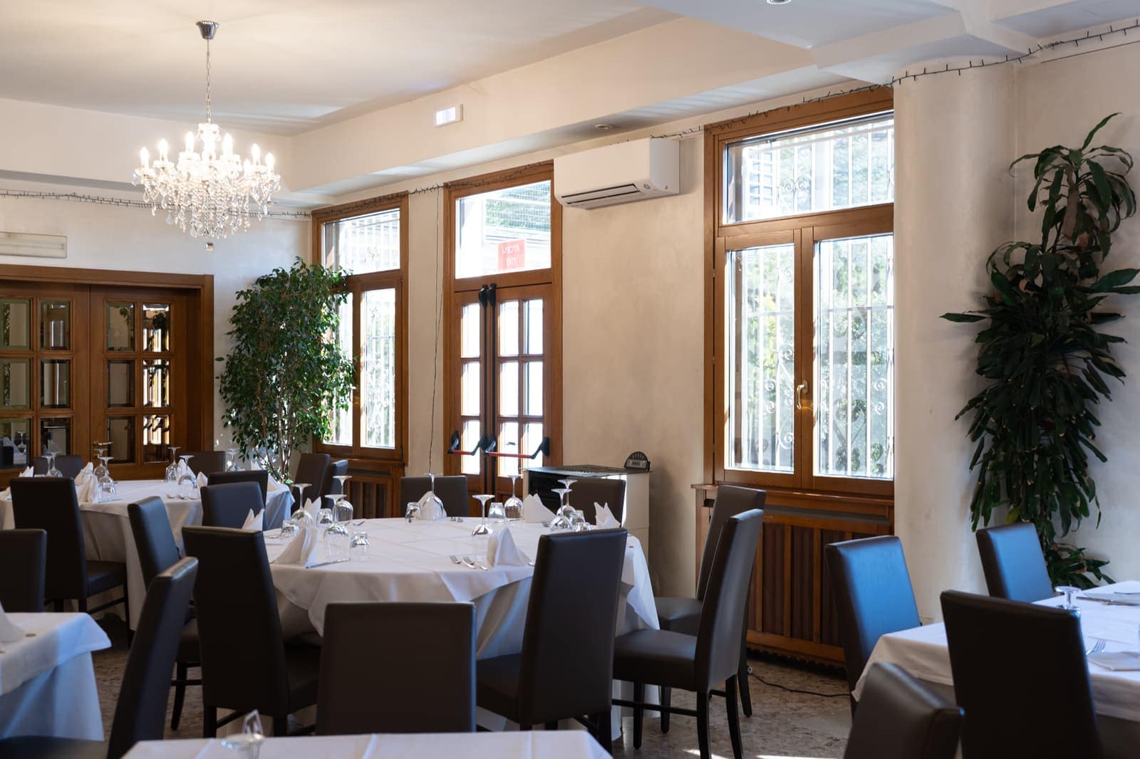 La sala del ristorante Miramonti