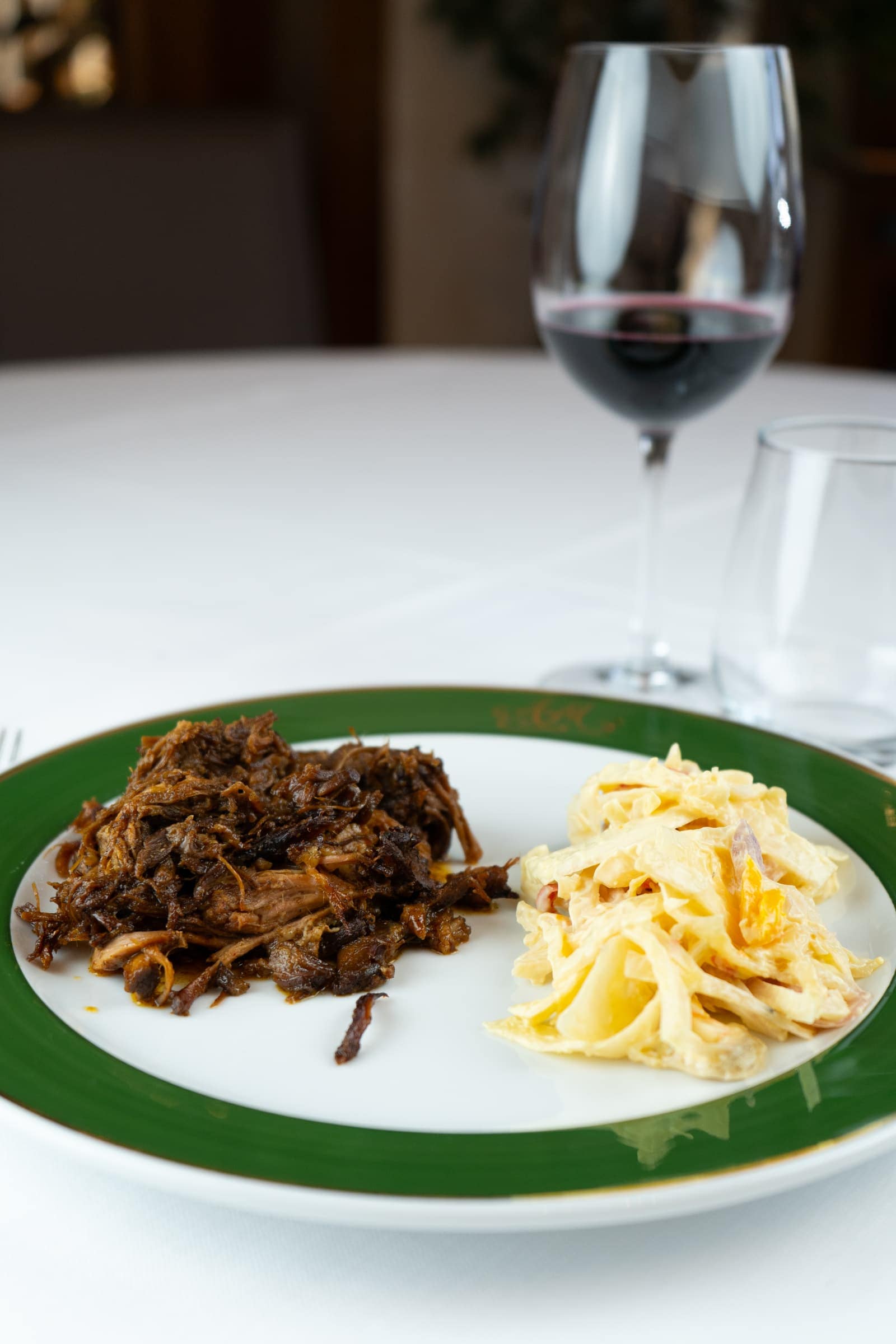 Pulled pork con contorno