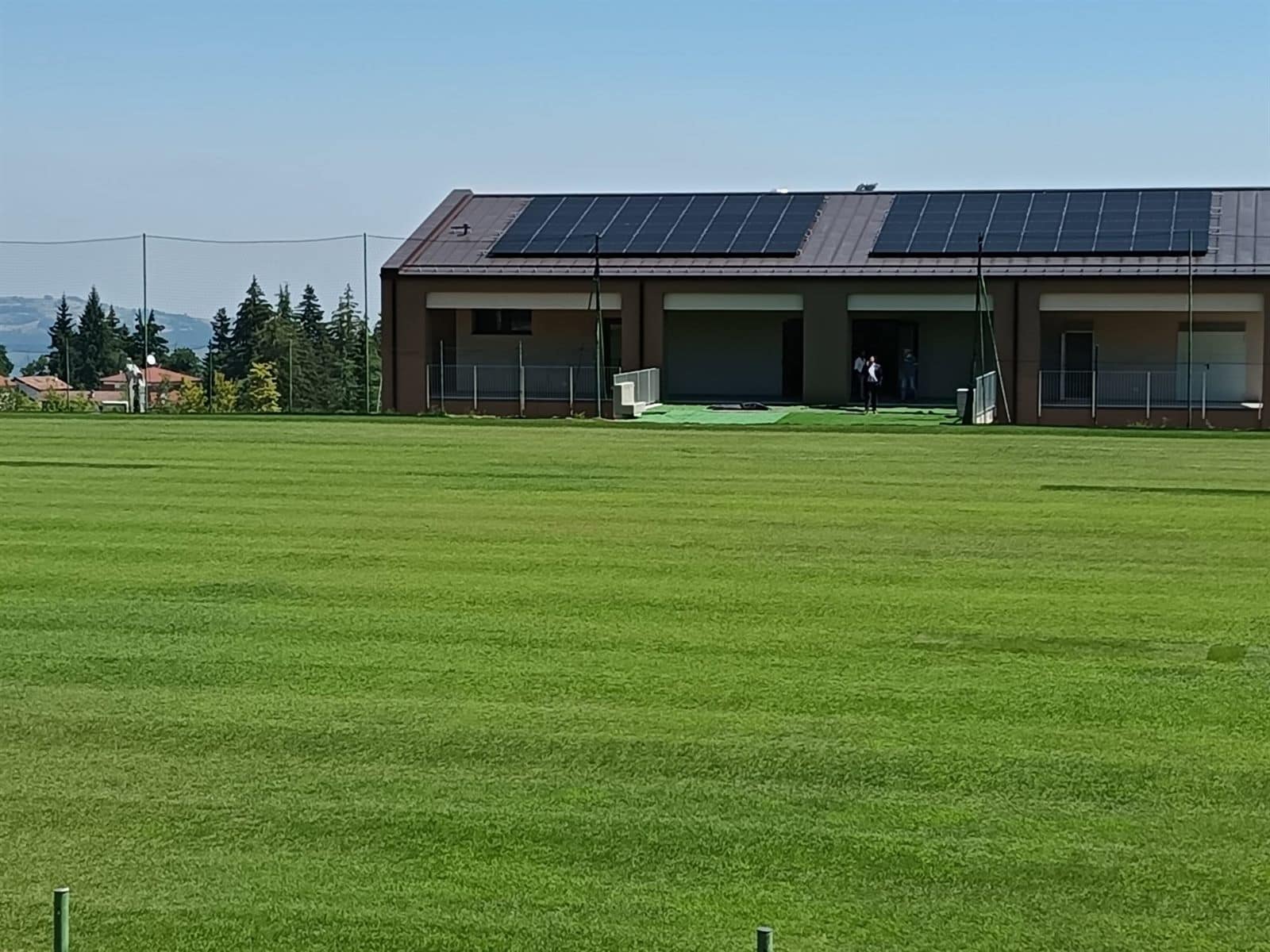 Il campo da calcio del Toano Sport Park